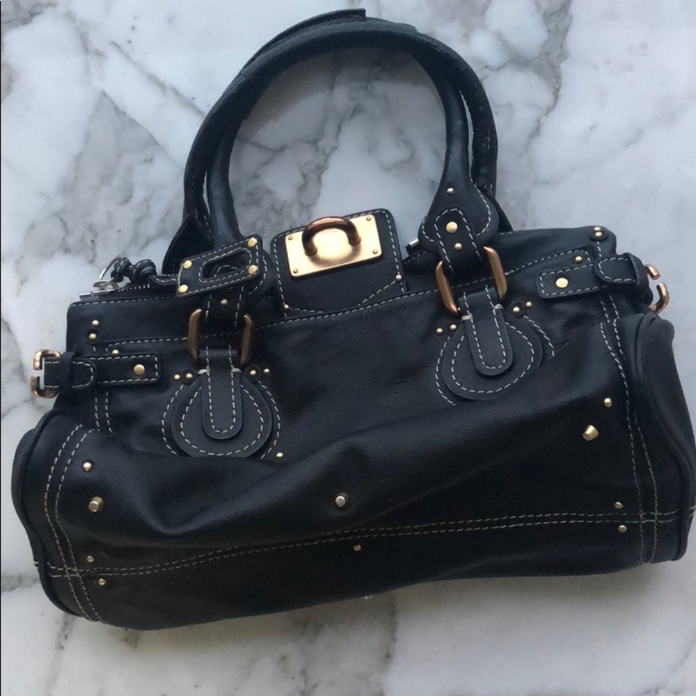 Black Chloe Paddington Handbag